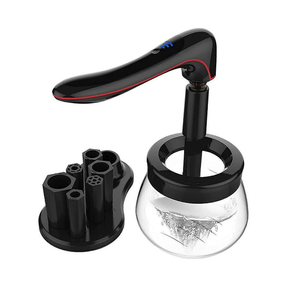 Electric Scrubber, Makeup Brush Cleaning Machine, Automatic Dryer, Quick-Drying USB Rechargeable