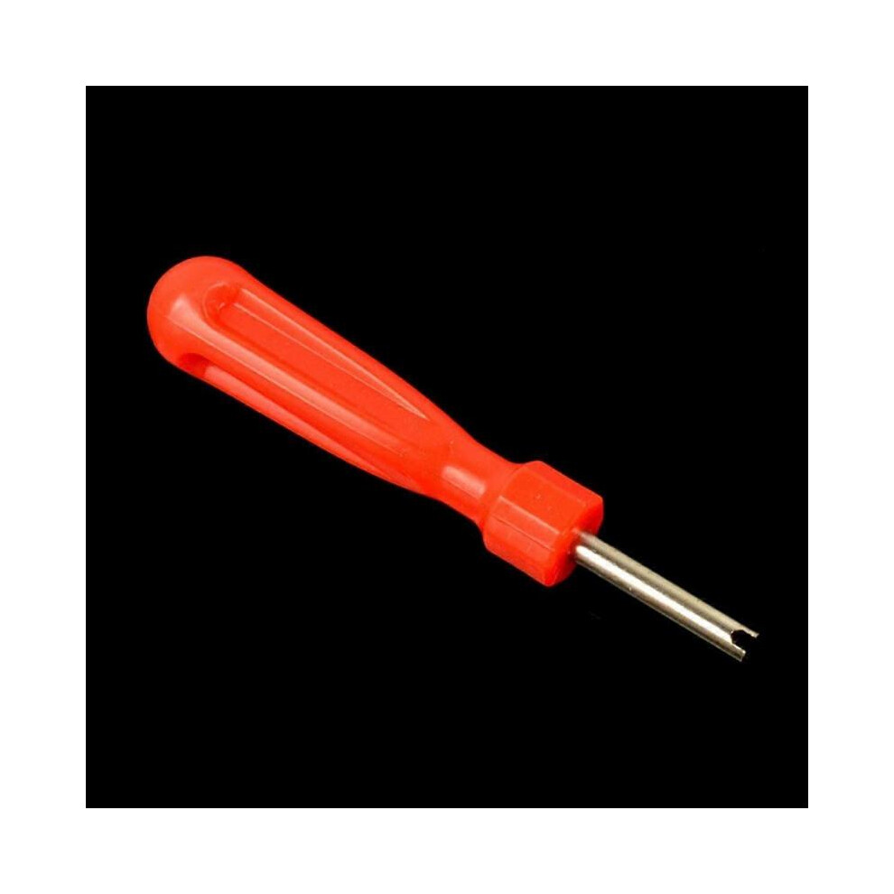 Tire Valves Car Tire Stem Repair Tools Car Tire Valve Core Removal Inner Tube Wrench Car Bike Wrench Bicycle Cycle Tool Red