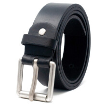 Ζώνη Jeans Ossi Ανδρική 38mm - Μαύρη Μεγάλου Μεγέθους