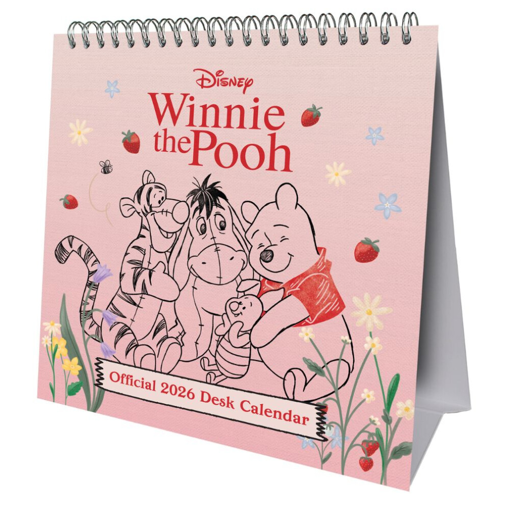 DISNEY WINNIE THE POOH 2026 DESK EASEL CALENDAR - PRE-ORDER