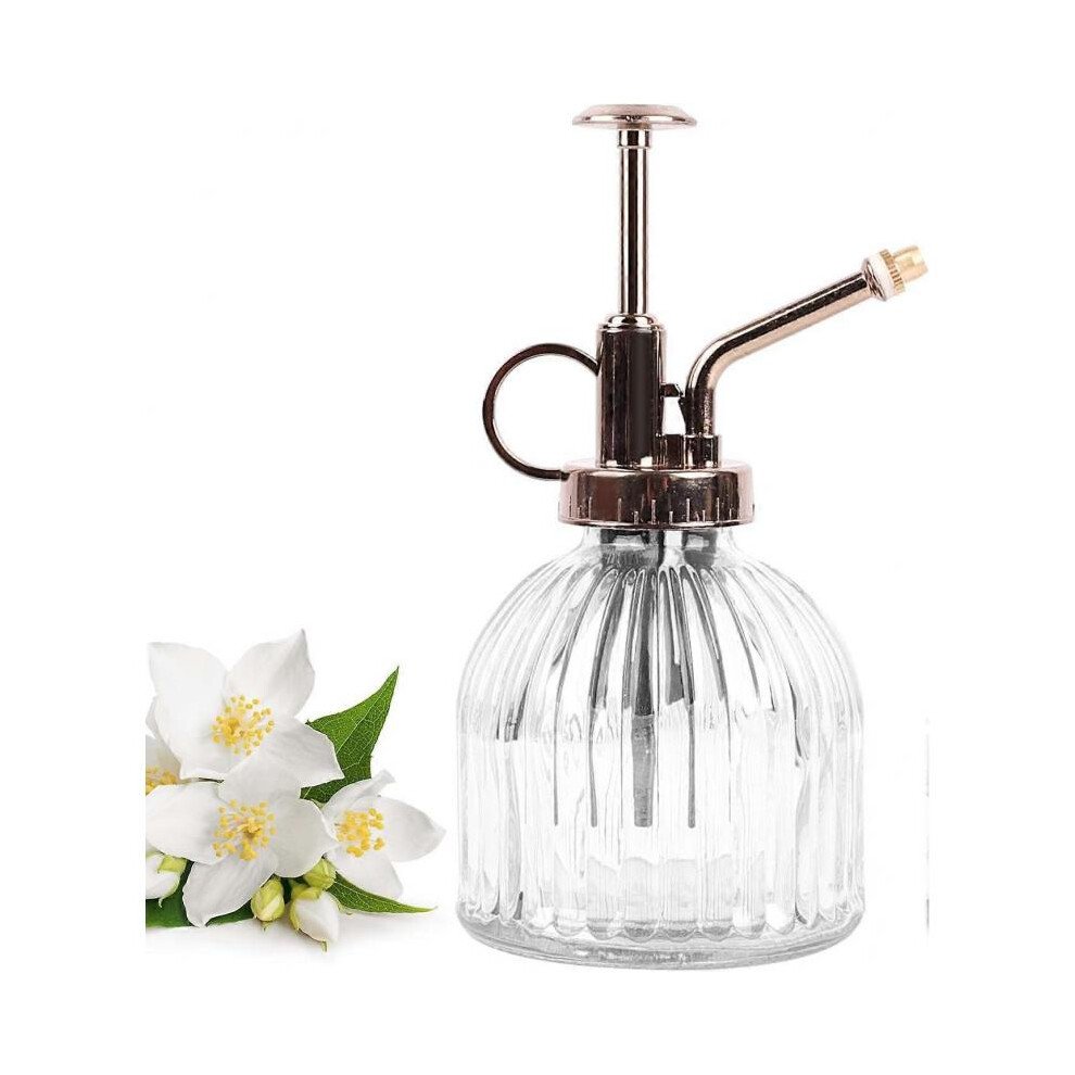 Glass Watering Sprayer, 200ML Plant Glass Watering Can, Vintage Watering Sprayer, Sprayer with Top Pump