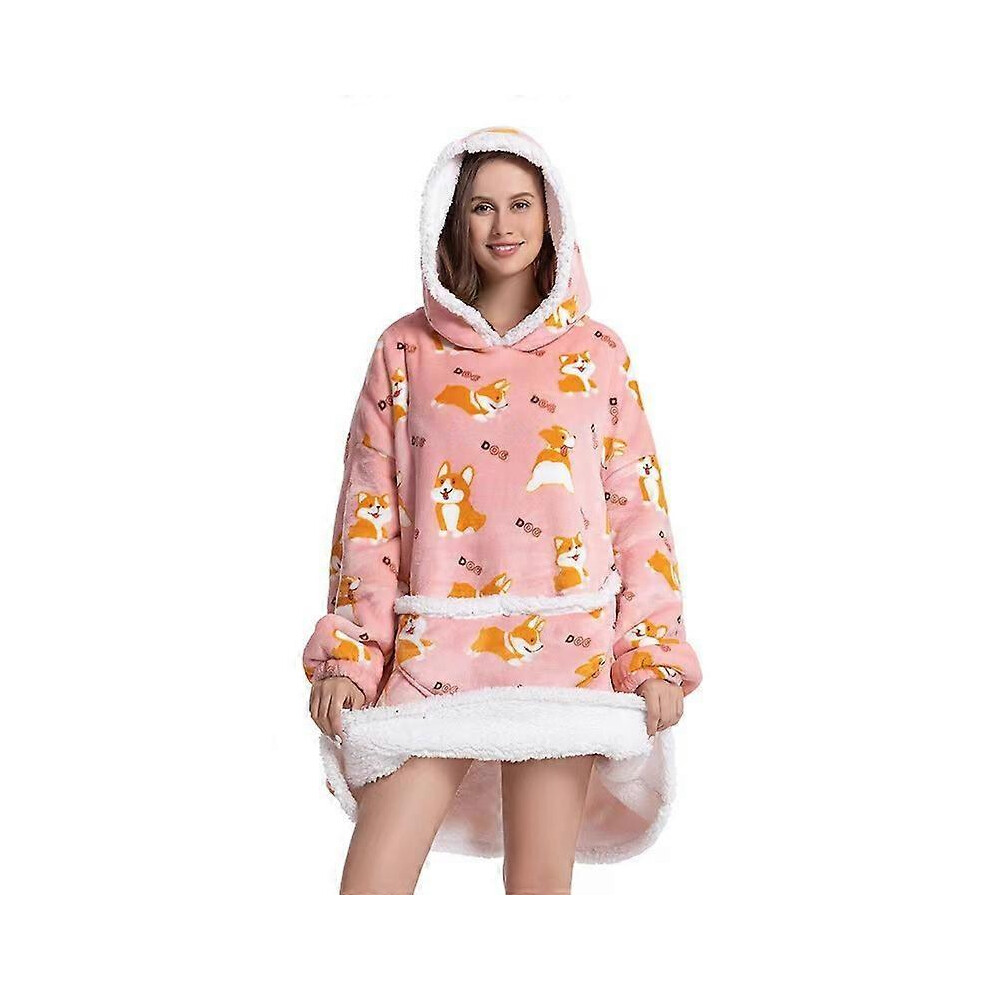 Hoodie Sweatshirt Blanket Sweatshirt Women's Hoodie Super Soft Cozy Warm Cozy Giant Hoodie for Adults, Men, Women, Teens, 90cm