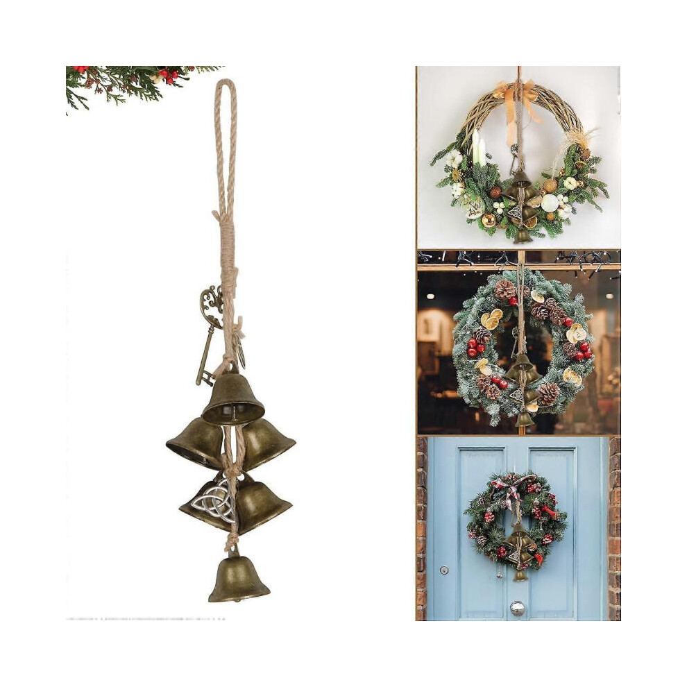 Christmas Bells, Witch Bells, Christmas Galvanized Decor, Rustic Christmas Bell,Christmas Decor
