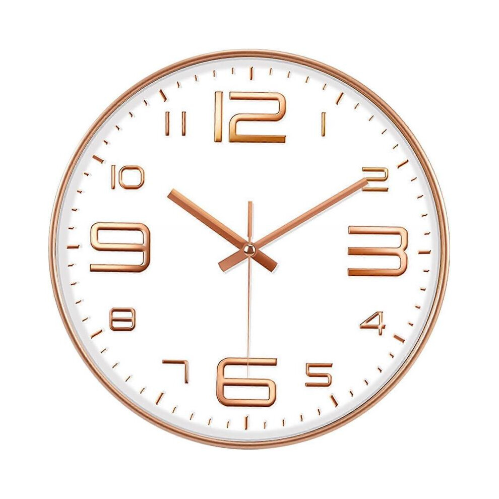 Digital Wall Clock, 30cm Silent Wall Clock, Plastic, Wall Pendulum Clock, Quartz Wall Clock, Noiseless