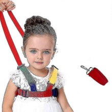 Safety Leash Anti-lost,2 In 1 Baby Safety Walking Harness Child Leash Walking Hand Belt (blue)