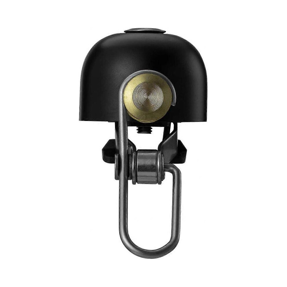 (Black) Bicycle Clock Handle Classic Bell Retro Vintage Horn Retro Bell