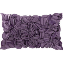 Handgefertigter 3D-Blumen-Kissenbezug (30x50 cm) aus Samt - Rechteckig, weicher Bezug fürs Sofa, Couch, Bett, versteckter Reißverschluss