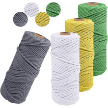4PCS,3mm x 10m DIY Craft Spool Twine Rustic String Cotton Rope for Knitting, Home Decora,Wrapping