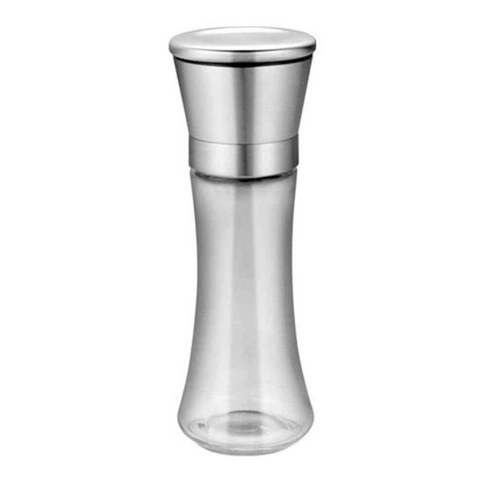 200ml Stainless Steel Salt Shaker Large Capacity Durable Pepper Spice Grinding Mill Manual