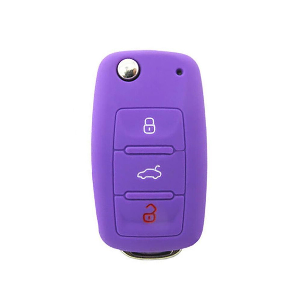 (Other) Car Interior Decoration Silicone Car Key Protective Cover Case For Golf Bora Polo Golf Auto Parts