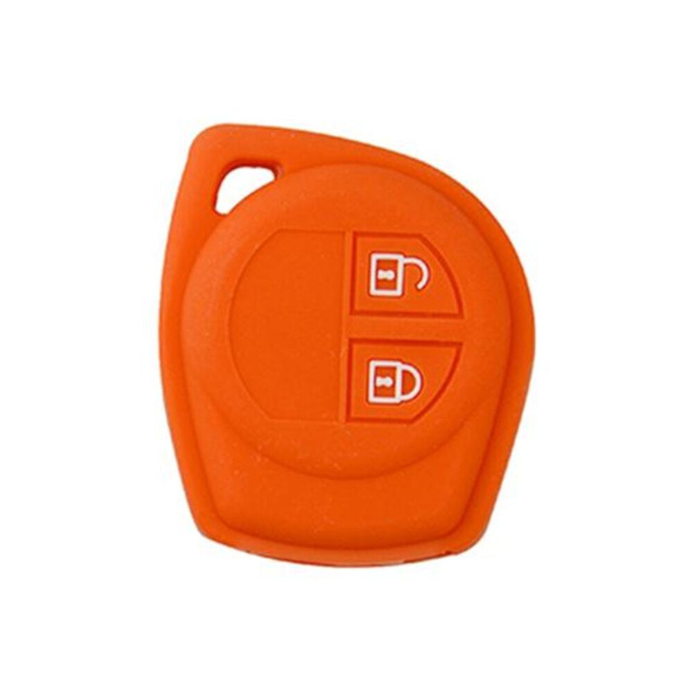 (Other) Car Interior Decoration 2 Buttons Car Remote Key Fob Silicone Cover Case For Suzuki Sx4 Swift Vitara Auto Parts