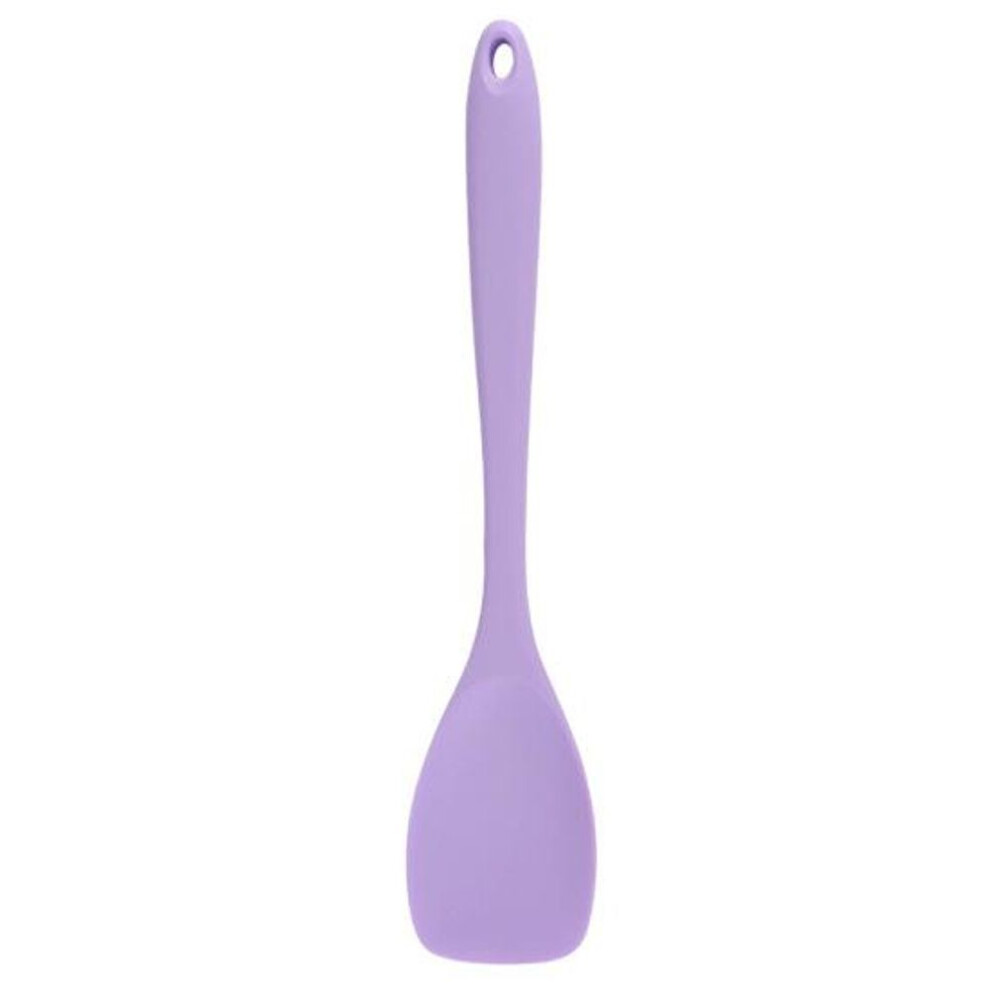 (purple) Silicone Salad Mixing Scraper One-piece Molding Practical Duck Tongue Shovel Cooking Spatula