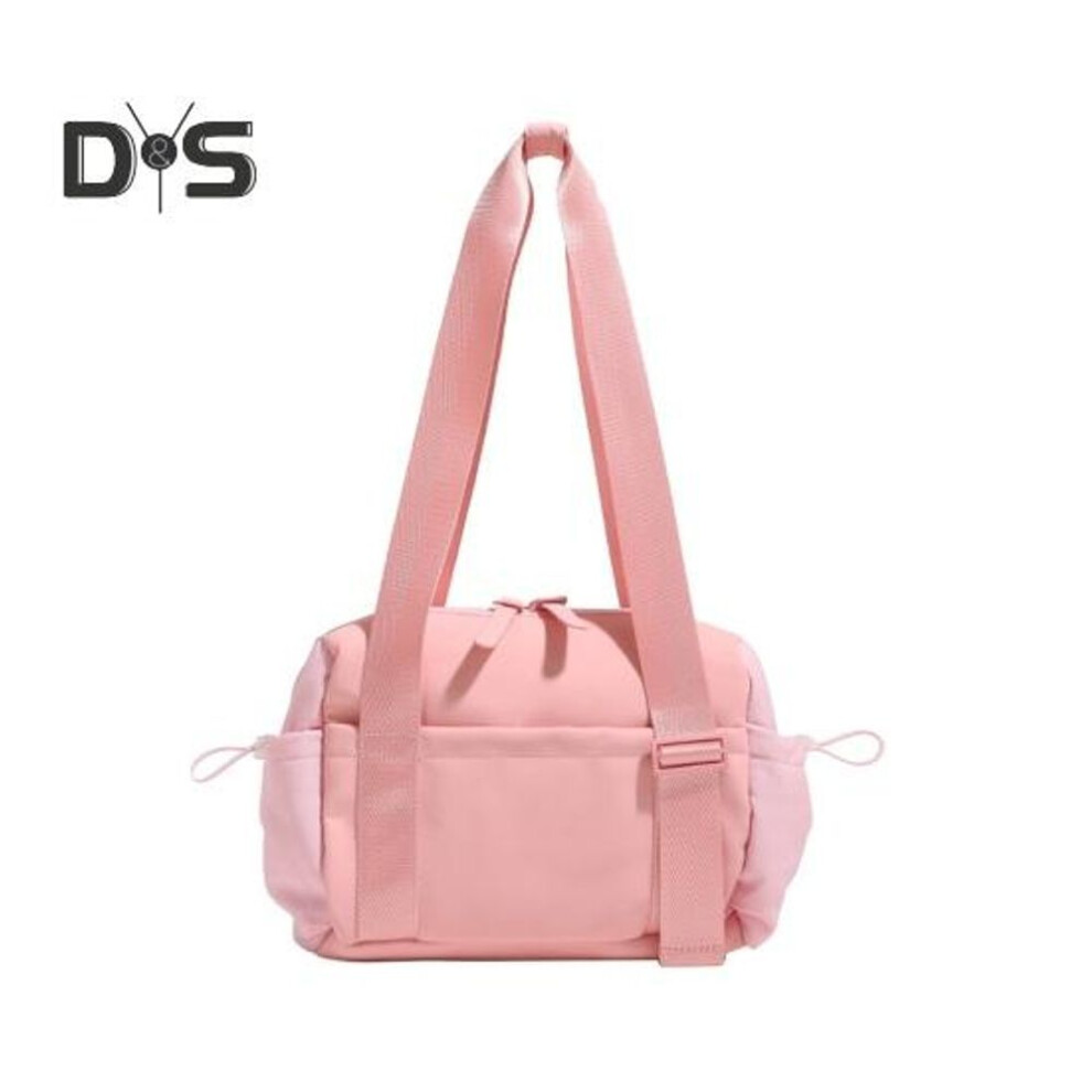 (pink) Waterproof Gym Bag Tote Bag with Adjustable Strap Mini Travel Duffle Bag with Wet Compartment for Yoga Workout Swimming