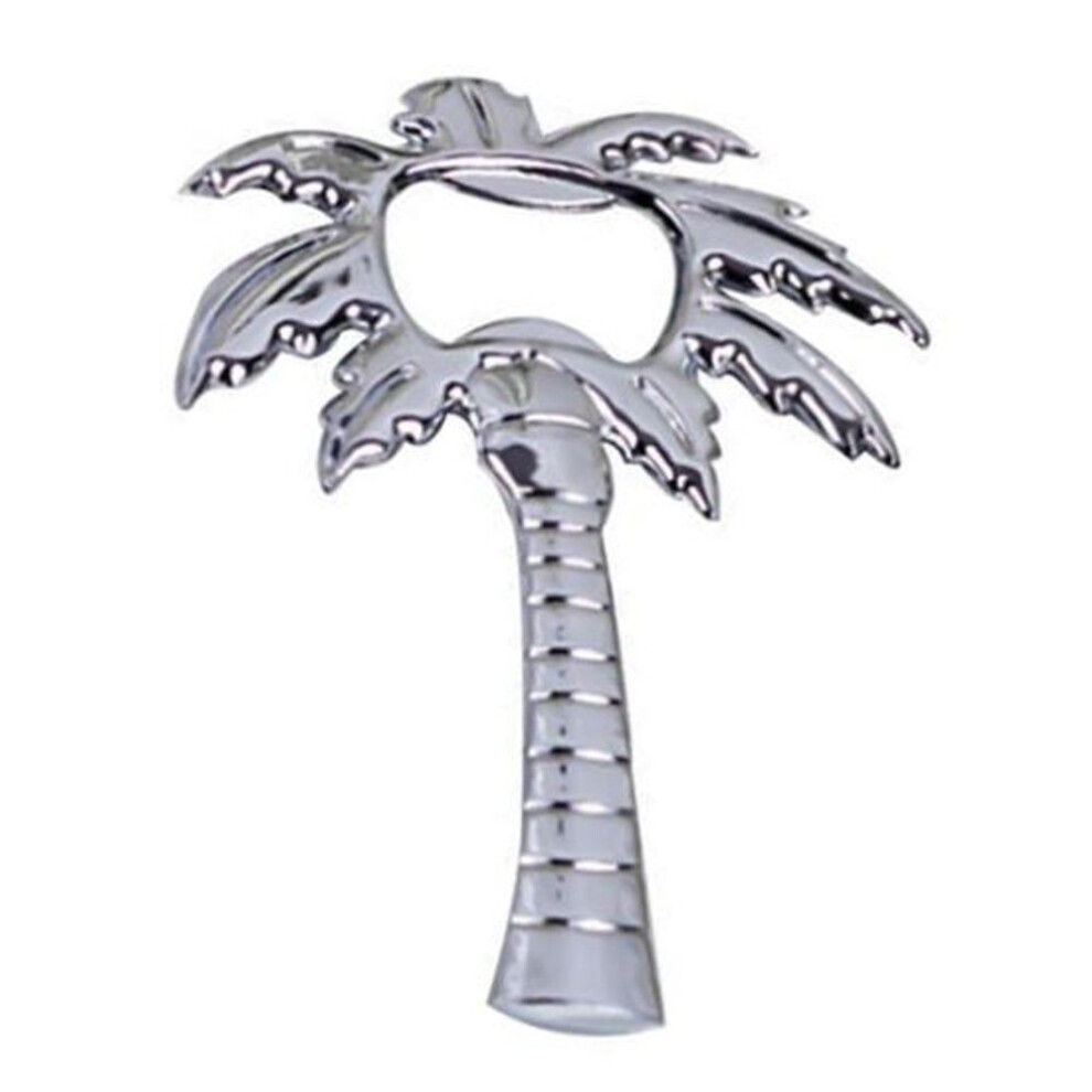 (silver) Creative Bottle Opener Non Slip Coconut Tree Shape Wedding Favors Palm Gold Color Wine Bottle Opener