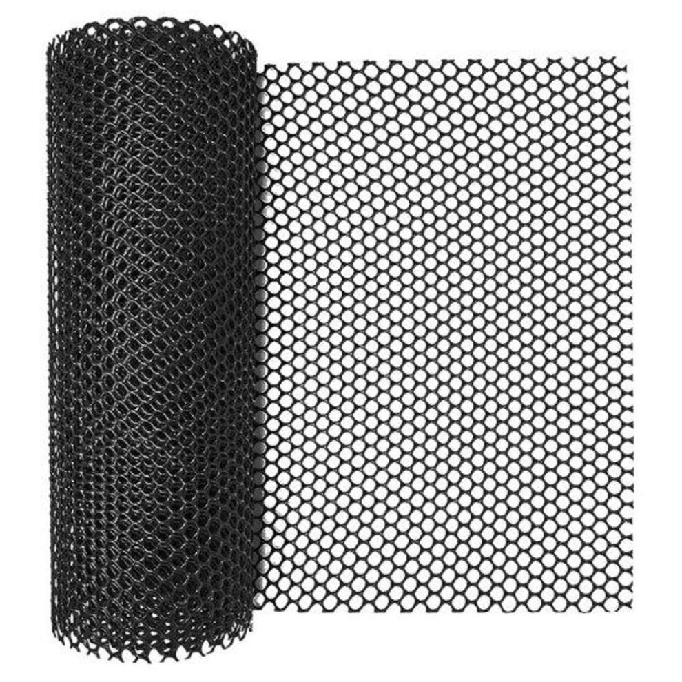 (black) Long Lasting Chicken Wire Net Sturdy Durable Hexagonal Hole Diy Fencing Mesh