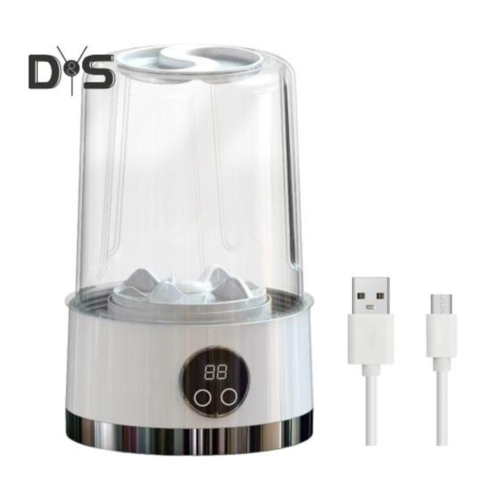 (white) Underwear Washer Cordless Mini Washing Machine Digital Display Easy to Operate Rechargeable Small Clothes Washer Laundry Machine