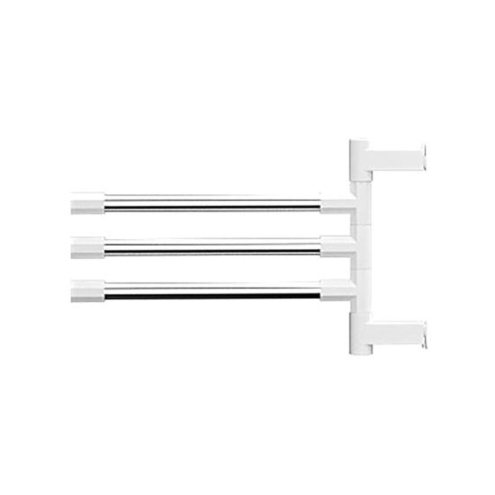 (as the picture, Triple Layer) Anti-rust Towel Rack Stable Practical Bathroom Wall Hook Rail