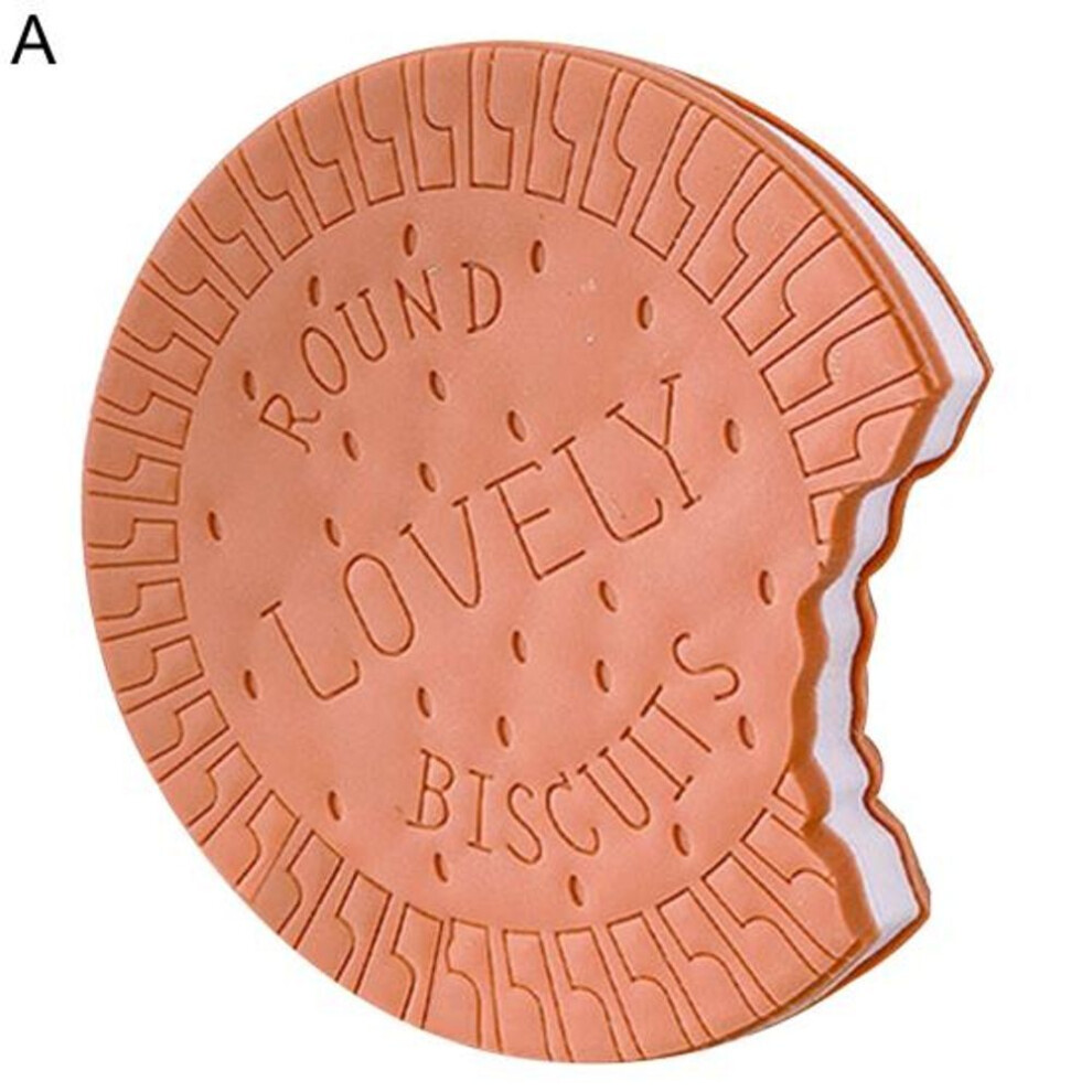 (as the picture, A) No Stickiness Memo Note Chocolate Pattern Durable Student Use Mini Notepad
