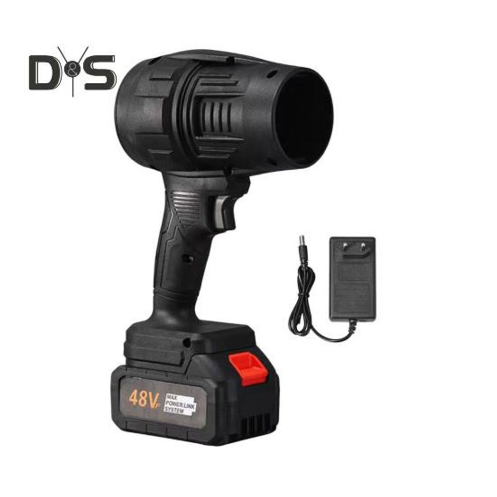(black, 05 1pc) Wireless High Power Jet Fan Blower High-Speed Brushless Motor 1050W Battery Powered Handheld Ducted Turbofan High Power Jet Fan