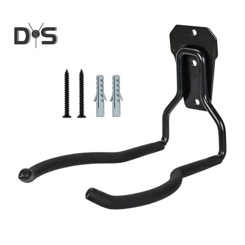 (black, 1pc) Power Tool Hanger Garage Wall Hooks Rust-proof Pvc Coating Easy Installation Strong Load-bearing String Trimmer Hanger Utility Hooks Organizers