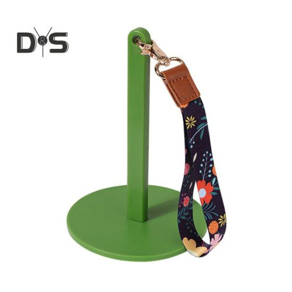 (green) Portable Wrist Yarn Holder With Lanyard Crochet Yarn Ball Holder Spinner Organizer Dispenser Knitting Crocheting Accessories