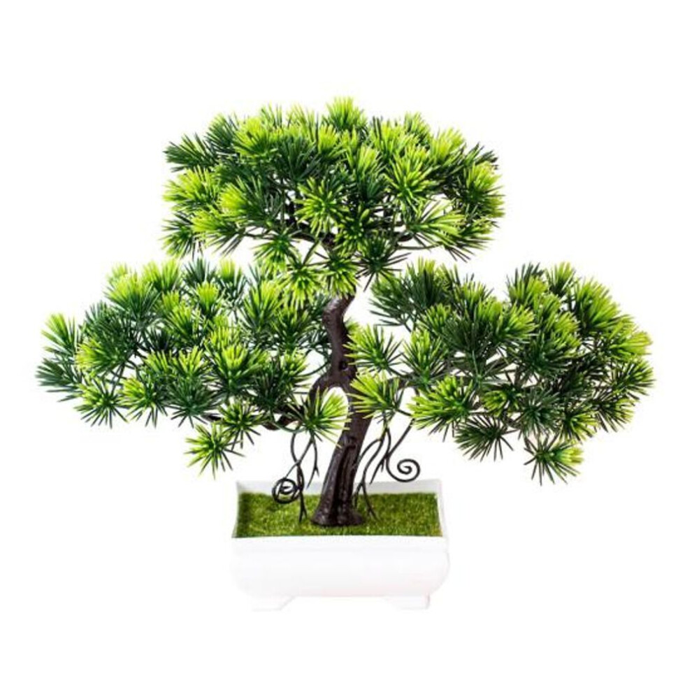 1Pc Artificial Pine Tree Miniascape Wedding Party Home Office Table Bonsai Decor