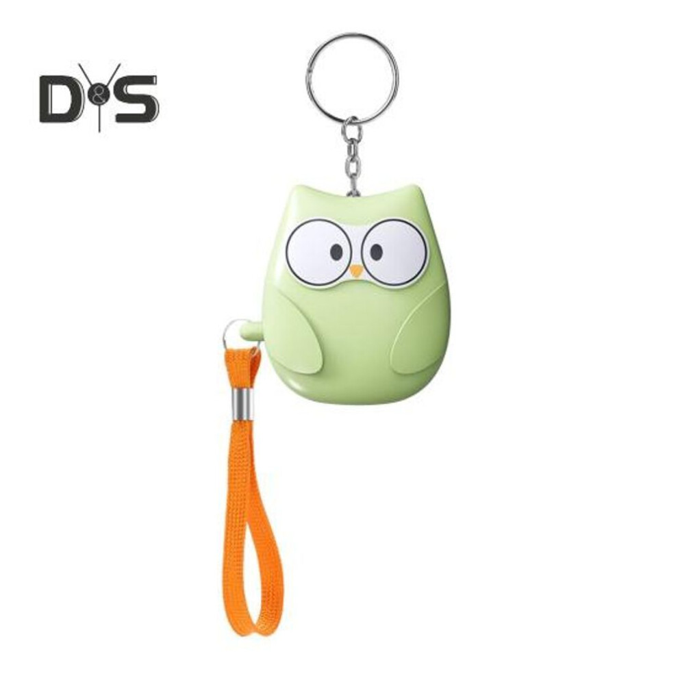 (Other) Personal Alarm Keychain with LED Light Deafening Sound Cute Shape Portable Emergency Self-Defense Safety Alarm Keychain