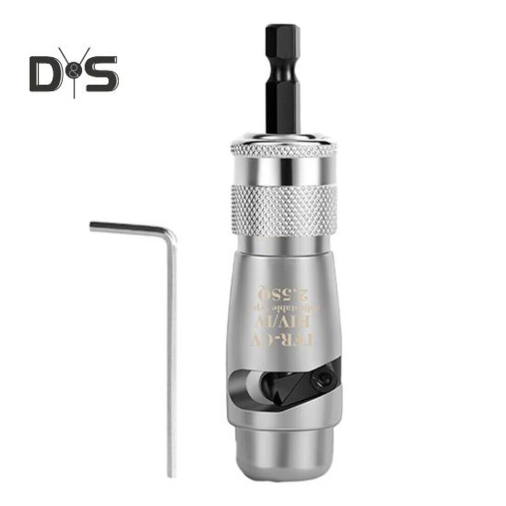 (silver) Portable Electric Wire Stripper High Hardness Aluminum Alloy Universal Professional Electrician Cable Stripping Tool with Wrench