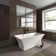 Modern Square Wall Mounted Mosaic Designer Non Illuminated Mirror 600mm x 600mm