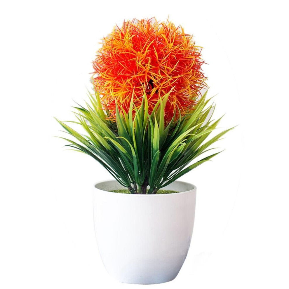 (orange) Decorations Home Artificial Snapdragon Plant Bonsai Garden Wedding Party Office Desktop Ornament