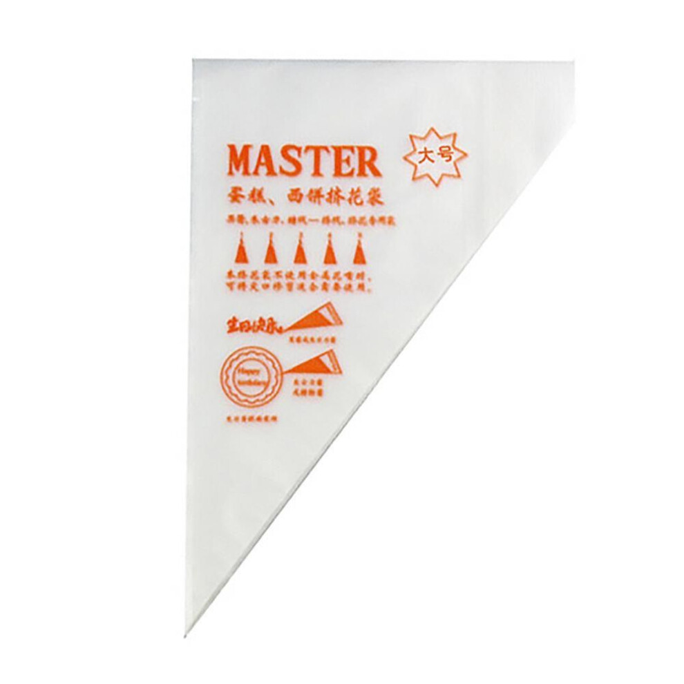 (as the picture, Large) Decorations Home Disposable Pastry Bags Icing Piping Fondant Cake Cream Tip Baking Tools