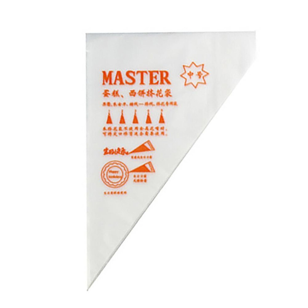 (as the picture, Medium) Decorations Home Disposable Pastry Bags Icing Piping Fondant Cake Cream Tip Baking Tools