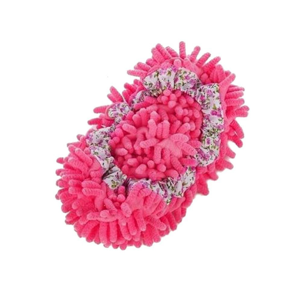 (pink) decorations home Dust Floor Cleaning Slipper Shoes Mop House Room Cleaner Detachable Shoe Cover