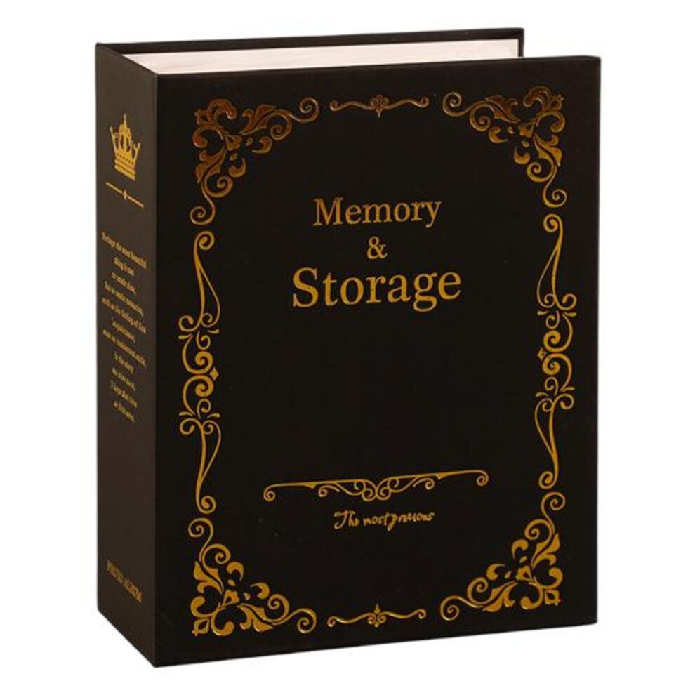 (black) 6 Inch Large Capacity Photo Album Book Inserted Type Durable Household Portable Diy Picture Scrapbook