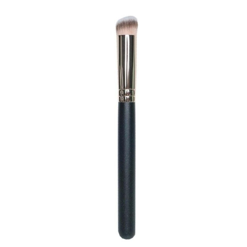 Concealer Brush - Precise Angled Foundation Brush with Vegan Soft Synthetic Bristles for Concealing, Blending with Liquid Cream Powder