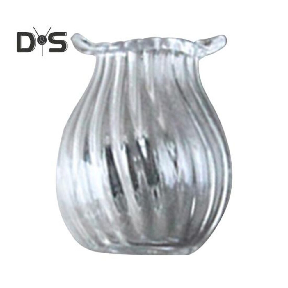 (as the picture, F) Mini Glass Vase Refrigerator Magnet Diy Home Office Kitchen Locker Fridge 3D Miniature Flower Vase Magnetic Decoration Ornament