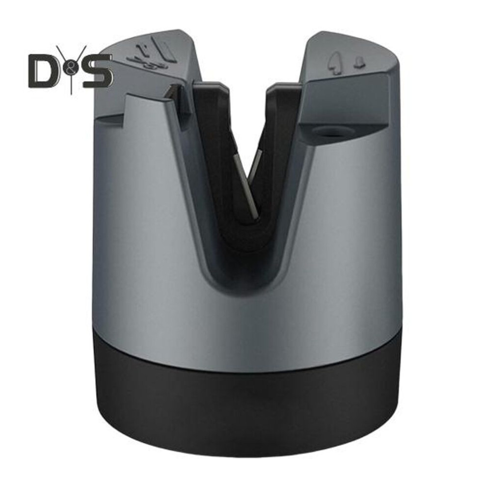 (grey) Cutter Sharpener 15/20 Degree Professional Rolling Cutter Sharpener Effortless Cutter Sharpening Kitchen Tool For Home Restaurant
