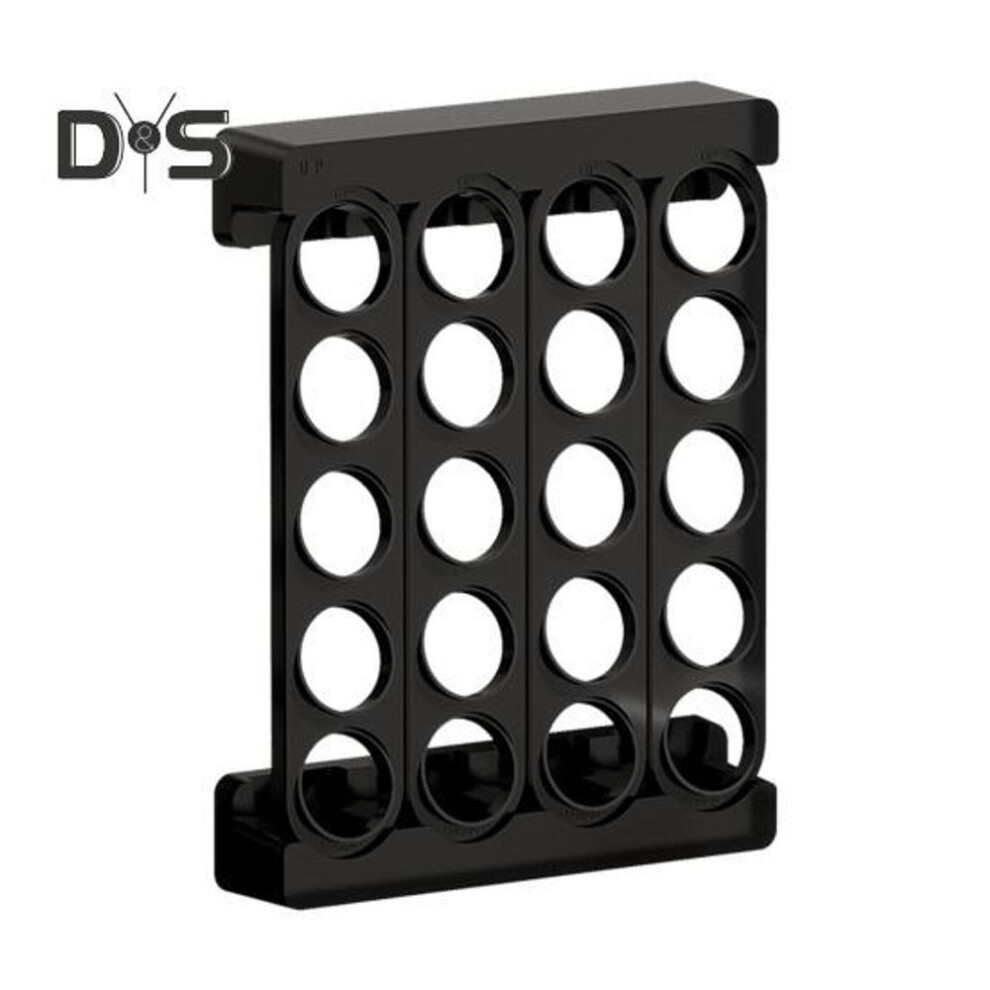 (black) 20-Slot Coffee Pods Holder Large Capacity Storage Rack for K Cups BPA-Free Coffee Capsule Display Cabinet for Countertop Drawer