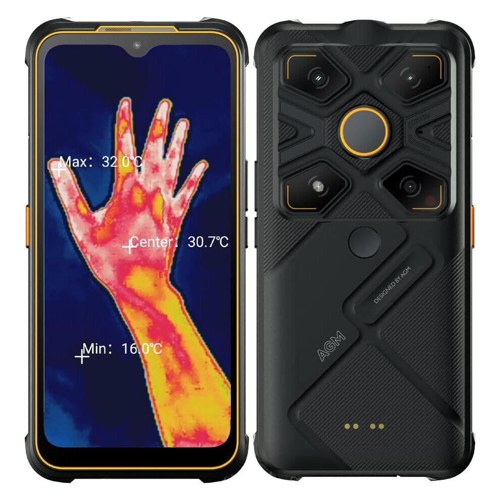 Agm Glory G1s Unbreakable 5G Mobile Phone With Thermal Camera, 8Gb 128Gb 6942961581874