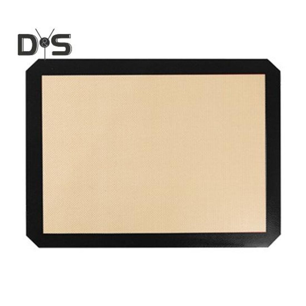 (black) Silicone Baking Mat Non-Stick Reusable Baking Sheet for Oven Food-Grade Silicone Mats for Baking Cookies Macarons Bread