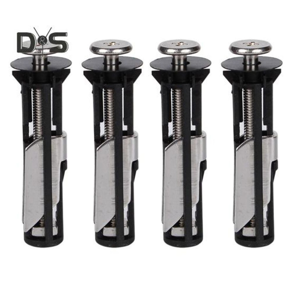(as the picture, 4pcs) 2/4/6/8/10pcs Toilet Seat Bolt Kit Stainless Steel Universal Toilet Seat Screws Replacement Kit Heavy Duty Toilet Seat Fastener Bolt Set