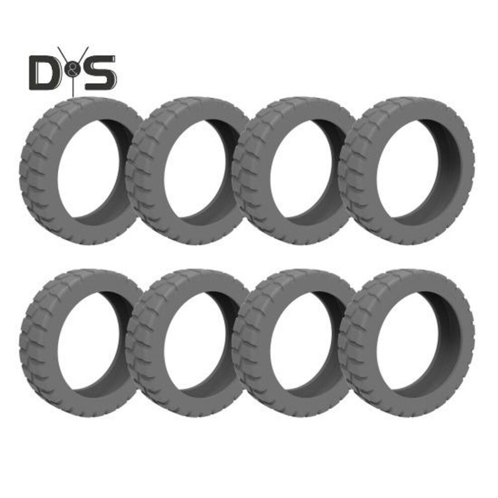 (grey) 8Pcs Silicone Luggage Wheel Cover Scratch-Free Noise Reduction 8-Spinner Wheel Carry-on Suitcase Caster Protector Cover Travel Luggage Accessories