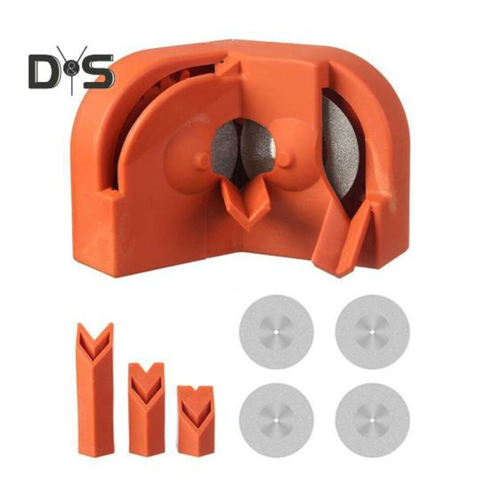 (as the picture, C) Multipurpose Drill Bits Grinding Sharpener Lightweight Portable Easy To Use Kitchen Knives Drill Bit Sharpener Grinding Tool