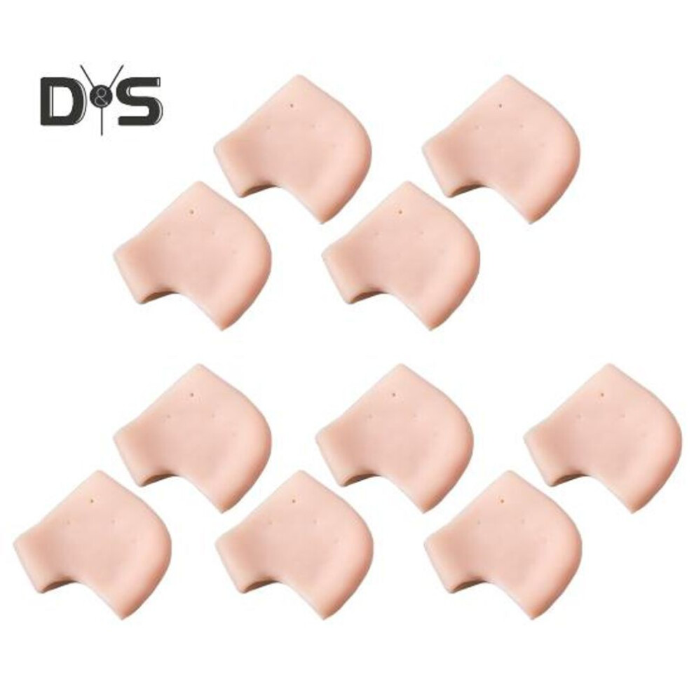 (beige, B) 2/5 Pairs Silicone Heel Protection Pads For Women Men Wearable Heel Spur Insoles Foot Care Non-slip & Anti-wear Invisible Insole Heel Protector