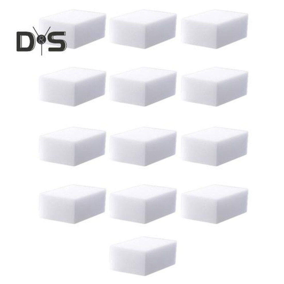 (as the picture, A 10 pcs) 10/20/50Pcs Sponge Rub Professional Cleaner Recommendation Multipurpose Eraser Sponge Kitchen Bathroom Cleaning Tool