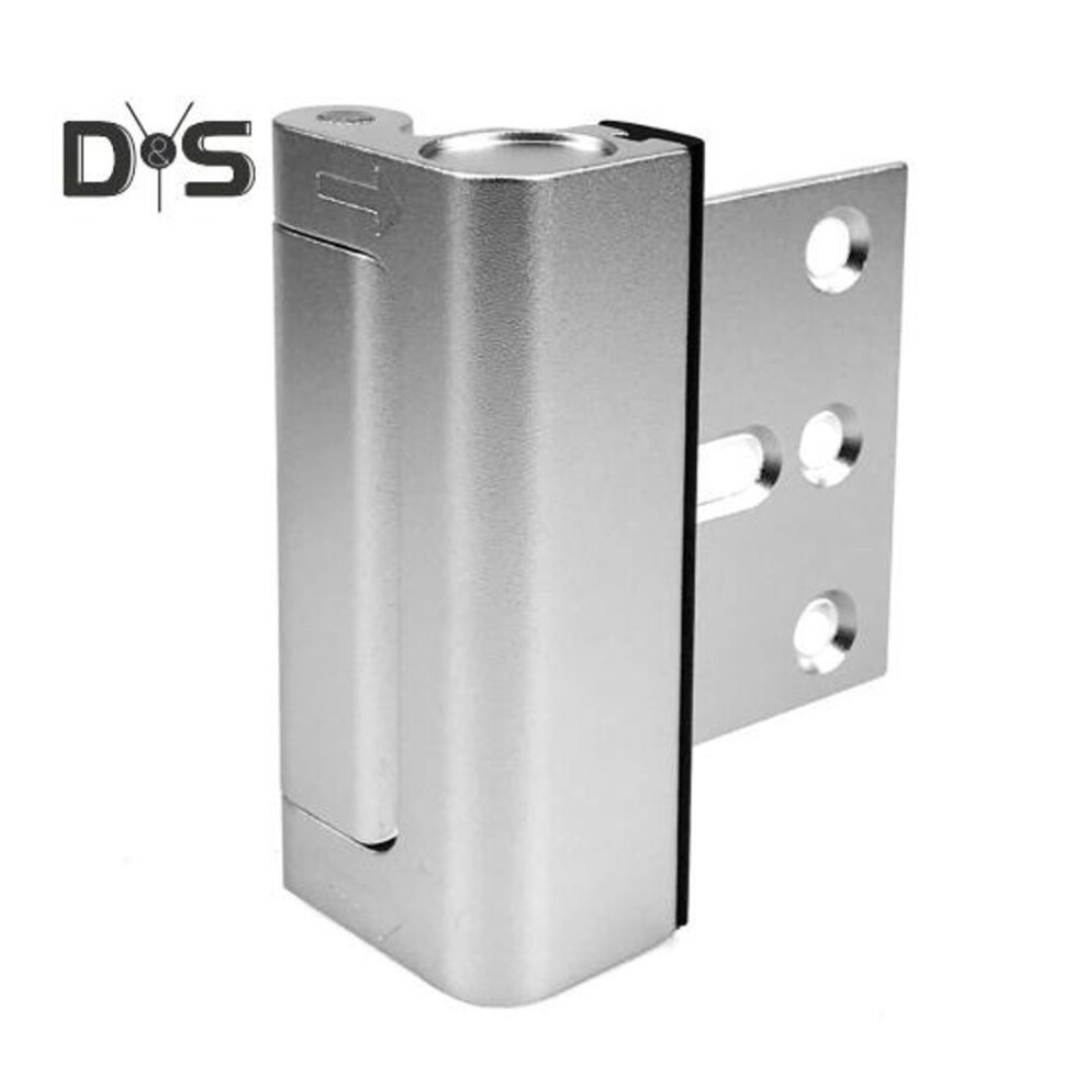 (silver) Home Security Door Reinforcement Lock Rustproof Corrosion Resistant Extra Flip Lock Child Proof Door Latch Lock Accessories