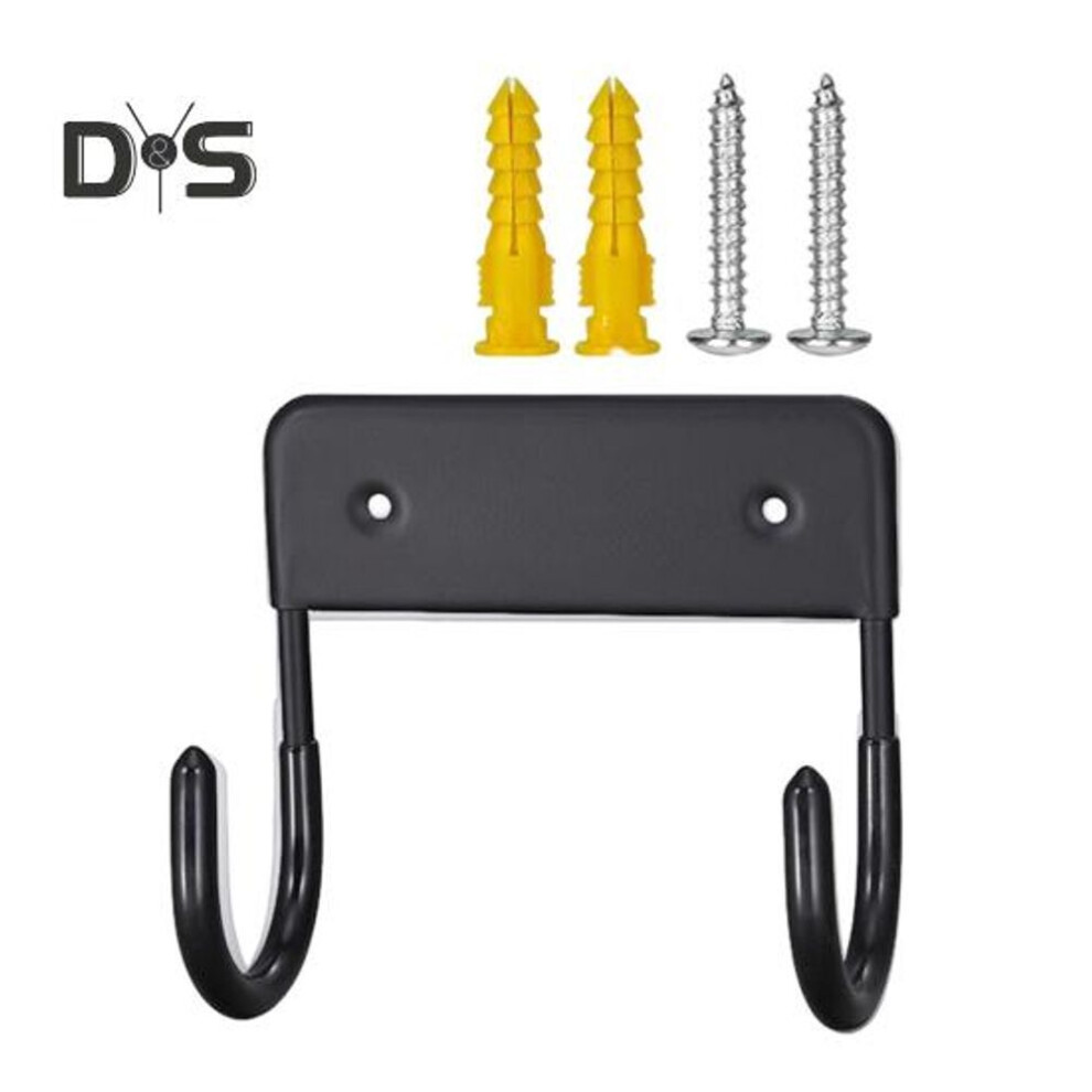 (black) Wall Mount Ironing Board Holder Strong Load-bearing Rustproof Corrosion Resistant Easy Installation Iron Holder Hanger Hook