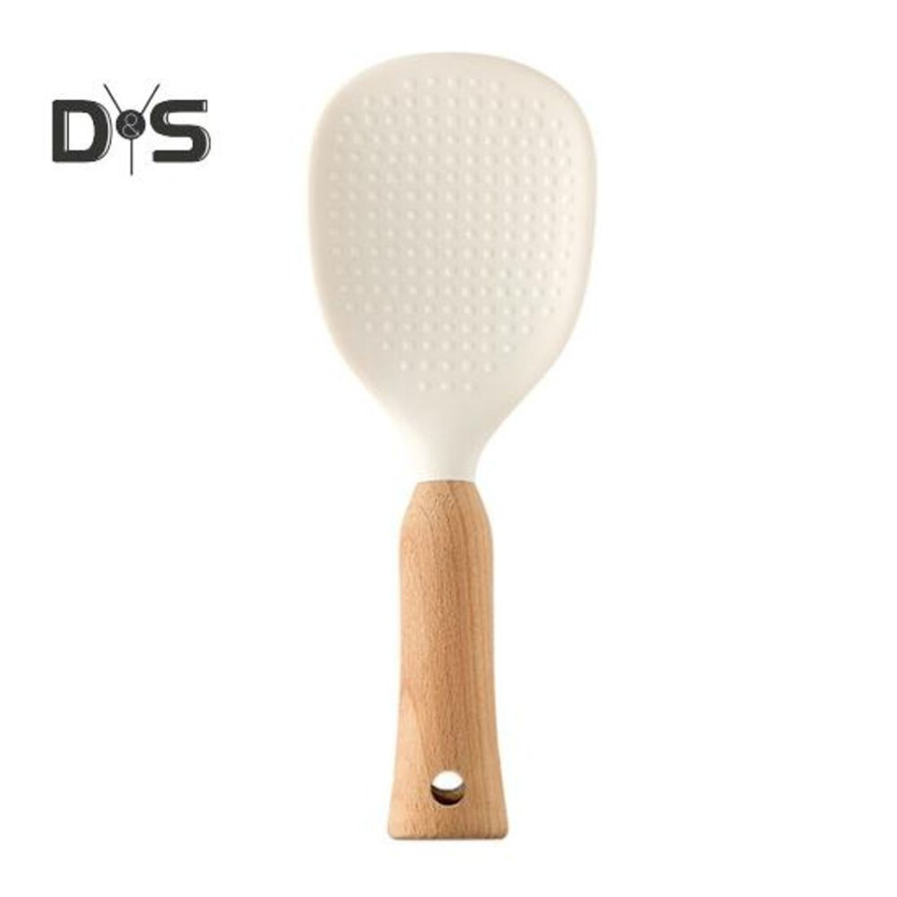 Standing Rice Spoon With Non-stick Paddle Rice Spatula Spoon Heat Resistant Rice Cooker Spoon Serving Spoon For Grains