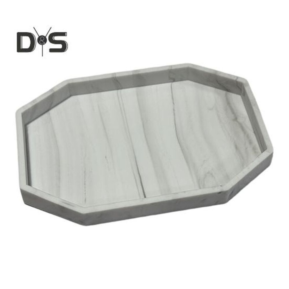 (grey white) Small Silicone Bathroom Vanity Tray Countertop Soap Tray Waterproof Non-Slip Design Toilet Tank Desk Organizer Tray