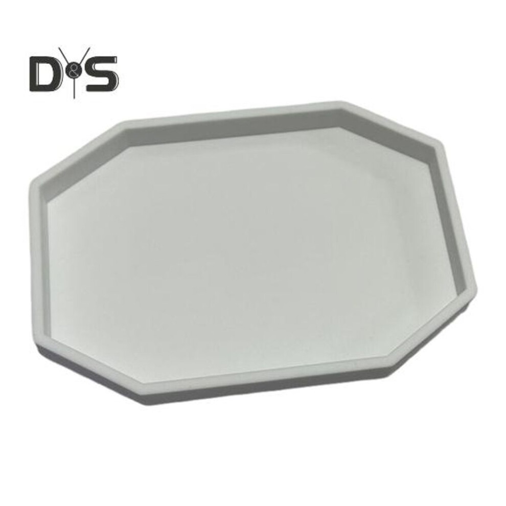(white) Small Silicone Bathroom Vanity Tray Countertop Soap Tray Waterproof Non-slip Design Toilet Tank Desk Organizer Tray